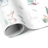 Weihnachtswald Geschenkpapier (Rolleneckpunkt)
