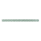 Weihnachtswald Green Strip Satin Ribbon Satinband (Vorderseite)