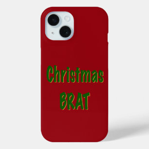 Weihnachtswald Grüne Goldbutt auf Crimson Red Case-Mate iPhone Hülle