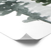 Weihnachtswald Hochzeit 2 Willkommen Poster (Ecke)