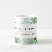 Weihnachtswald Kaffeetasse (Mittel)