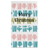 Weihnachtswald Kleine Geschenktüte (Rückseite)