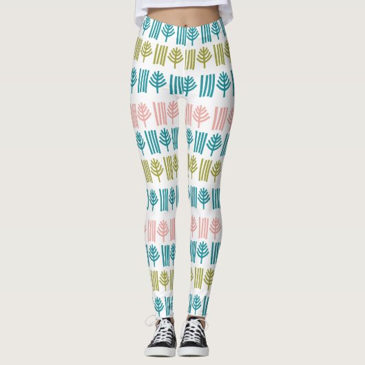 Weihnachtswald Leggings (Vorderseite)