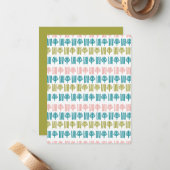 Weihnachtswald Mitteilungskarte (Vorderseite/Rückseite Beispiel)