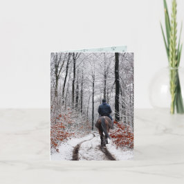 Weihnachtswald - Pferdereiten Karte