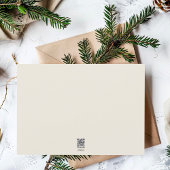 Weihnachtswald Rustic Rope Foto Collage Feiertagskarte