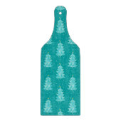 Weihnachtswald Schneidebrett (Vorderseite)