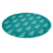 Weihnachtswald Schneidebrett (Ecke)