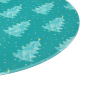 Weihnachtswald Schneidebrett (Ecke)