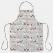 Weihnachtswald Schürze (Vorderseite)