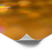 Weihnachtswald: Silhouette Winter Wallpaper. Poster (Ecke)