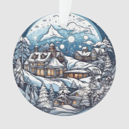 Weihnachtswald Wunderland Hängeband Ornament