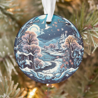 Weihnachtswald Wunderland Hängeband Ornament