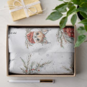 Weihnachtswaldfox und Foliage Seidenpapier (Geschenk)