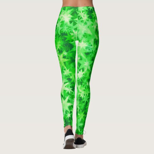 Weihnachtswaldglühen Leggings (Rückseite)