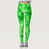 Weihnachtswaldglühen Leggings (Vorderseite)