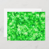 Weihnachtswaldglühen Postkarte (Vorne/Hinten)