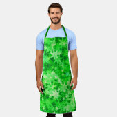 Weihnachtswaldglühen Schürze (Getragen)