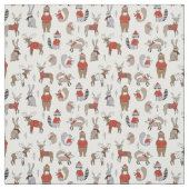 Weihnachtswaldritter Stoff (Muster)