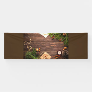 Weihnachtswaldszene Banner