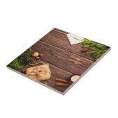 Weihnachtswaldszene Fliese (Seite)