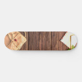 Weihnachtswaldszene Skateboard (Horizontal)