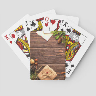Weihnachtswaldszene Spielkarten