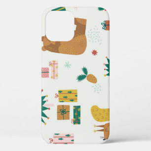 Weihnachtswaldtiere: Vintage Tiere Case-Mate iPhone Hülle