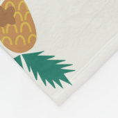 Weihnachtswaldtiere: Vintage Tiere Fleecedecke (Ecke)