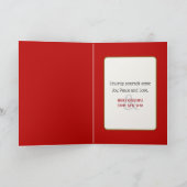 Weihnachtswalisische Terrier am Baum Karte (Innenseite)