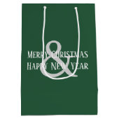 Weihnachtswalisische Terrier am Baum Mittlere Geschenktüte (Rückseite)