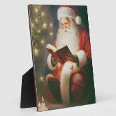 Weihnachtswall Kunst Lesen Fotoplatte (Seite)