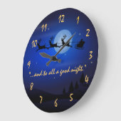 Weihnachtswall-Uhr Große Wanduhr (Winkel)