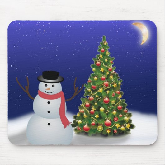 Weihnachtswallpaper Mousepad (Vorne)