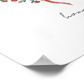 Weihnachtswandhänger Poster (Ecke)