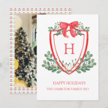 WeihnachtsWappen Monogram-Foto