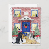 Weihnachtswärme Feiertagspostkarte (Vorne/Hinten)