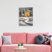 Weihnachtswärme Leinwanddruck (Insitu (Wohnzimmer))