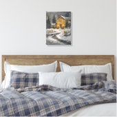 Weihnachtswärme Leinwanddruck (Insitu (Schlafzimmer))