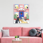 Weihnachtswärme Leinwanddruck (Insitu (Wohnzimmer))