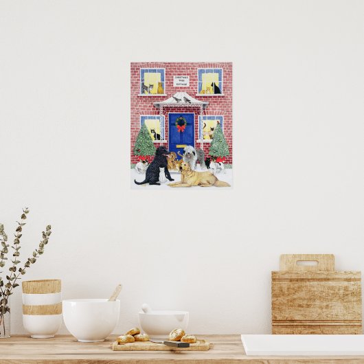 Weihnachtswärme Poster (Küche)