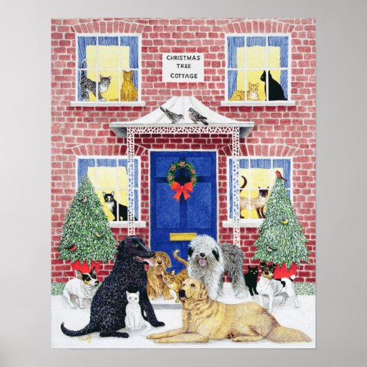 Weihnachtswärme Poster (Vorne)