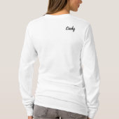 Weihnachtswärme Zimt & Eis Skate T-Shirt (Rückseite)