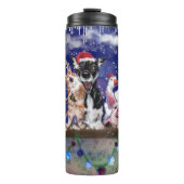 Weihnachtswärmer mit Funny Animal Party Thermosbecher (Vorderseite)