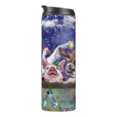 Weihnachtswärmer mit Funny Animal Party Thermosbecher (Nach rechts gedreht)