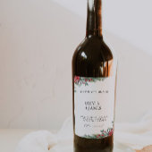 Weihnachtswaschetikett Weinetikett