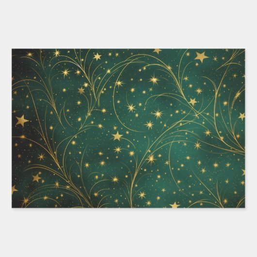 Weihnachtswaschpapier - Flachblatt Set 1 Geschenkpapier Set (Vorderseite)