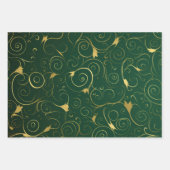 Weihnachtswaschpapier - Flachblatt Set 5 Geschenkpapier Set (Vorderseite 2)