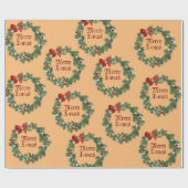 Weihnachtswaschpapier Geschenkpapier (Flach)