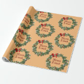 Weihnachtswaschpapier Geschenkpapier (Ungerollt)